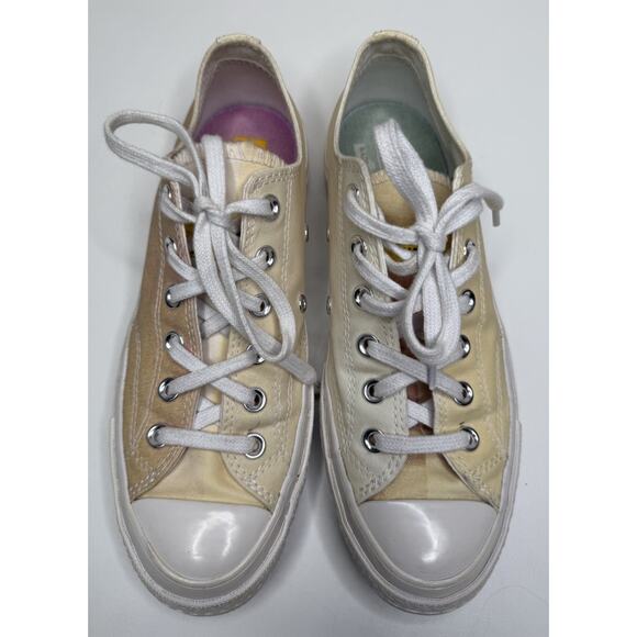 Converse x Chinatown Market Chuck OX Sneaker Unisex Womens 8.5 Canvas Multi Low - Picture 7 of 11